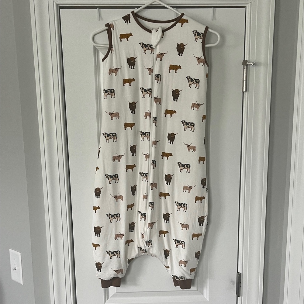 Kyte BABY cow sleep bag walker 1.0tog large